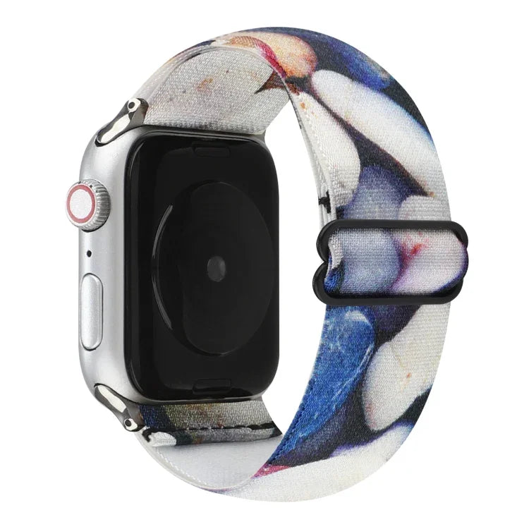 Ethnic Style Buckle Watchband For Apple Watch Series 6 & SE & 5 & 4 40mm / 3 & 2 & 1 38mm, For Apple Watch Series 7 41mm / 6 & SE & 5 & 4 40mm / 3 & 2 & 1 38mm