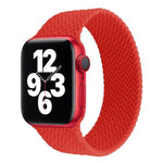 Single-turn Woven Pattern Silicone Watchband For Apple Watch Series 6 & SE & 5 & 4 40mm / 3 & 2 & 1 38mm, S, M, L
