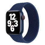 Single-turn Woven Pattern Silicone Watchband For Apple Watch Series 6 & SE & 5 & 4 44mm / 3 & 2 & 1 42mm, S, M, L