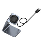 For Samsung R500 / Galaxy Watch 3 Universal Aluminum Alloy Magnetic Charger Holder with Chip Protection, Support Fast Charging, For Samsung R500