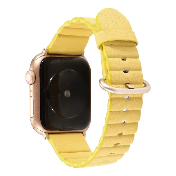 Loop Stripes Replacement Strap Watchband with Iron Buckle, For Apple Watch Series 7  41mm / & 6 & SE & 5 & 4 40mm, For Apple Watch Series  7  45mm / & 6 & SE & 5 & 4 44mm