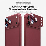 Armor Full-Coverage Frosted Metal Camera Lens Protector, For iPhone 18 Pro, For iPhone 18 Pro Max