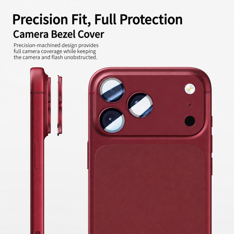 Armor Full-Coverage Frosted Metal Camera Lens Protector, For iPhone 18 Pro, For iPhone 18 Pro Max