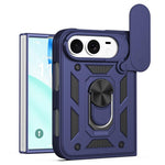 Sliding Camera Cover Design TPU+PC Phone Case, For iPhone Duo