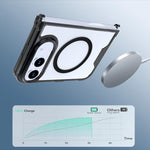 Crystal Acrylic Magnetic Phone Case, For iPhone Duo