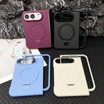 Skin Feel Frosted Rotation Holder Phone Case, For iPhone Duo