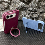 Skin Feel Frosted Rotation Holder Phone Case, For iPhone Duo