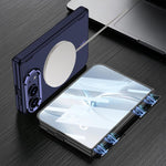 GKK Integrated Phantom CD Pattern Magnetic Folding Hinge Full Coverage Phone Case, For iPhone Duo