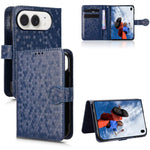 Honeycomb Dot Texture Leather Phone Case, For iPhone Duo