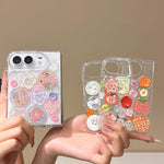 Epoxy Acrylic PC Folding Phone Case, For iPhone Duo