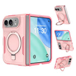 Shockproof Protective TPU Hybrid PC Ring Holder Magnetic Phone Case, For iPhone Duo