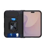 Camera Shield Card Slot PC+TPU Phone Case, For iPhone Duo