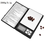 MH-1108 Notebook Shape High Precision Electronic Diamond Gold Jewelry Scale  (0.1g~2000g), Excluding Batteries, MH-1108 2000g