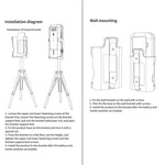 YAD-001 Infrared Thermometer + Automatic Infrared Sensor Sterilization Dispenser with Tripod Mount Holder, YAD-001