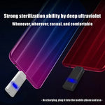 8 Pin Ultra Portable Germicidal Lights Smartphone UV Sanitizer, 8 Pin