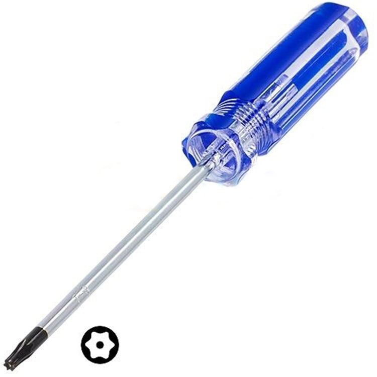 3pcs RZ-CT10 T10 Type Perforated Manual Plum Screwdriver, Random Color Delivery, RZ-CT10