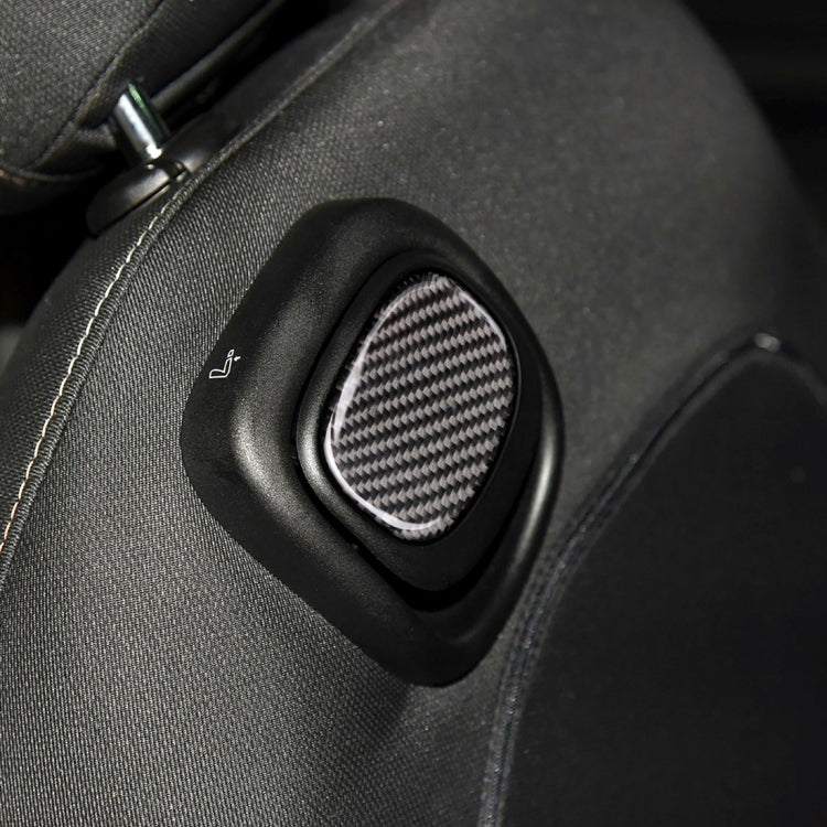 Car Seat Back Handle Carbon Fiber Decorative Sticker for BMW Mini Cooper F55 / F56, For BMW Mini Cooper JCW One F56