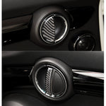 4 PCS Car F Chassis Door Handle Carbon Fiber Decorative Sticker for BMW Mini Cooper Clubman Countryman F55 / F54 / F60, For BMW Mini F60