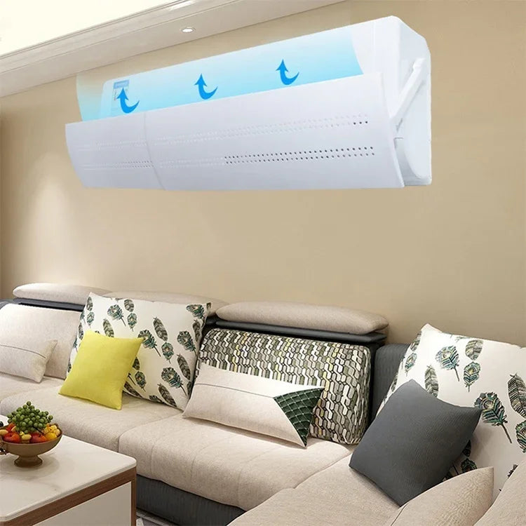 Bedroom Wall-Mounted Baby Universal Anti-Straight Blowing Air Conditioning Windshield Wind Deflector Shroud, M Hole Version, M Hole Version