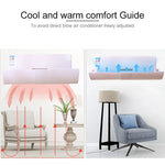 Bedroom Wall-Mounted Baby Universal Anti-Straight Blowing Air Conditioning Windshield Wind Deflector Shroud, Glossy Surface Version, Glossy Surface Version