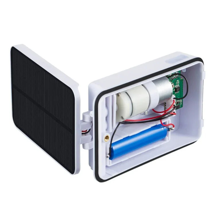 5V Foldable Aquarium Fish Tank Solar Power Air Pump Oxygenator, US Plug, Solar Power Oxygenator