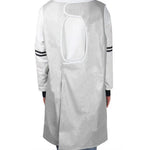 Sleeveless Pet Apron Beauty Gown Pet Grooming Beautician Smock Waterproof Clothing Pet Store Aprons,M, Length: 93cm, Size:M Color:Silver