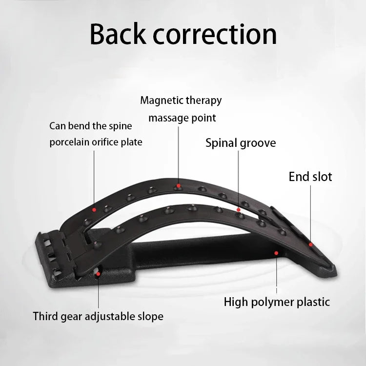 Magnetic Therapy 18 Magnets Spine Stretch Stabilizer Lumbar Traction Waist Masssger