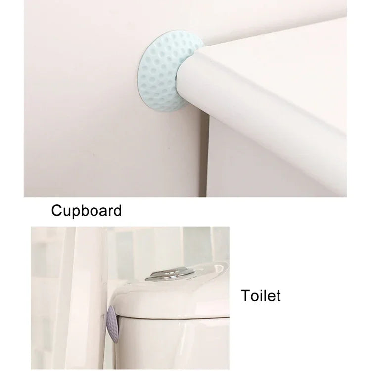10 PCS Rubber Door Handle Mute Wall Pad Anti-collision Pad, Random Color Delivery, Size: 5 * 1cm, 1289991