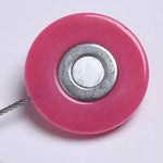 2 PCS Fashion Cat Eye Resin Steel Wire Magnet Curtain Buckle Tie Rope, Cat Eye Resin
