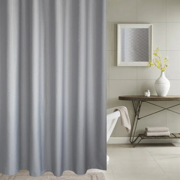 Thickening Waterproof And Mildew Curtain Honeycomb Texture Polyester Cloth Shower Curtain Bathroom Curtains,Size:120*200cm, Size:120*200cm