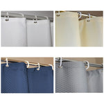 Thickening Waterproof And Mildew Curtain Honeycomb Texture Polyester Cloth Shower Curtain Bathroom Curtains,Size:200*180cm, Size:200*180cm, Size200*180cm