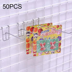 10pcs 3.5mm Supermarket Iron Grid Shelf Hook, Length: 25cm, 3.5mm  25cm