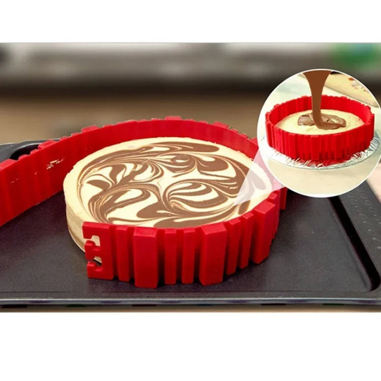 Silicone Cake Mold Baking Tools DIY Multi-shape Cake Mold Kitchen Accessories,4 PCS DIY Cake Mold, 4 PCS DIY Cake Mold