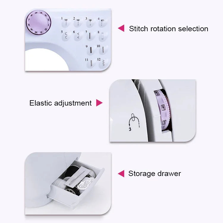 505A Household Desktop Mini Sewing Machine