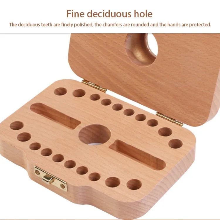 Creative Wooden Children Camera Deciduous Tooth Preservation Box Baby Teeth Tooth House Storage Box, HC2455A, HC2455B, HC2455C, HC2455D