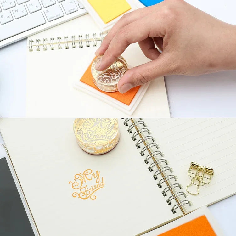 Hot Chic Child Craft Oil Based DIY InkPad Rubber Stamps 15 Colors, Inkpad 4