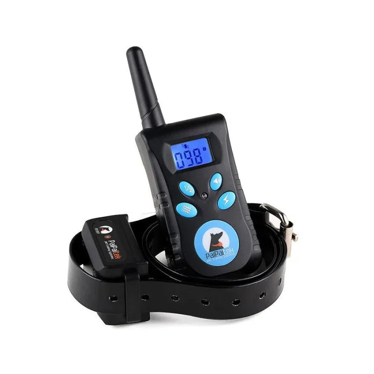 Automatic Anti Barking Collar Pet Training Control System + Electric Shock PU Leather Collar for Dogs, PD520