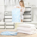 Space Saving Orchids Pattern Vacuum Storage Bag, Thinken Quilts Clothing Vacuum Seal Storage Bag with, Size: 70*100 cm, Size: 70*100 cm