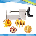 528-1 Manual Twisted Potato Cutter,Potato Chips Slicer,High Quality French Fry Cutter, Manual stretching