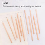 50 PCS Crude Wood Environmental Protection HB Pencils Painting Pencils for Kids School Office Supplies, HB Pencils
