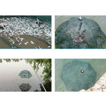16 Holes Automatic Foldable Fishing Net Nylon Shrimp Crab Minnow Trap Fish Cast Net Fishing Tackle, 16 Holes