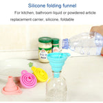 Mini Silicone Foldable Telescopic Funnel Random Color Delivery, Random Color Delivery