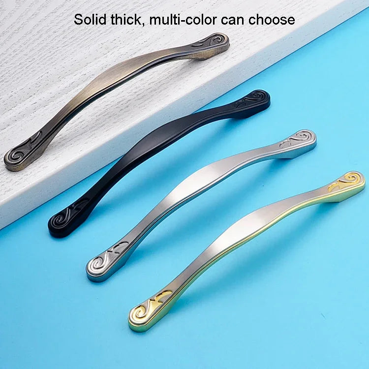 4041-128 Green Ancient Zinc Alloy Cabinet Handle Pitch: 128mm, 4041-128 Green Ancient