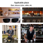 9 in 1 Stainless Steel Cocktail Shaker Tools Set with Wooden Mount, Capacity: 750ml, 750ml
