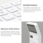 Original Xiaomi Youpin LEMO Rice Calculator 12-bit LED Display ABS Material 6 Degree Angle, 12-bit Calculator