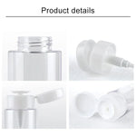 Liquid Push Down Pump Dispenser Bottle Empty Plastic Bottle Container, 200ml, 200ml