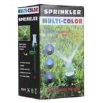 LED Luminous Lawn Sprinkler Automatic Water Sprinkler Garden Outdoor Irrigation Nozzle for Courtyard, LED Lawn Sprinkler