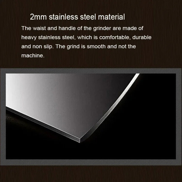 Portable Conical Burr Mill Manual Spice Herbs Hand Grinding Machine Coffee Grinder, Capacity: 20g, Capacity: 20g