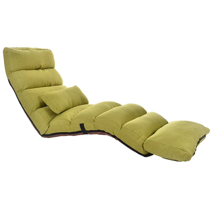 C1 Lazy Couch Tatami Foldable Single Recliner Bay Window Creative Leisure Floor Chair, Size:205x56x20cm, 205x56x20cm (Red), 205x56x20cm (Purple), 205x56x20cm (Lake Blue), 205x56x20cm (Khaki), 205x56x20cm (Green), 205x56x20cm (Dark Coffee)              ...