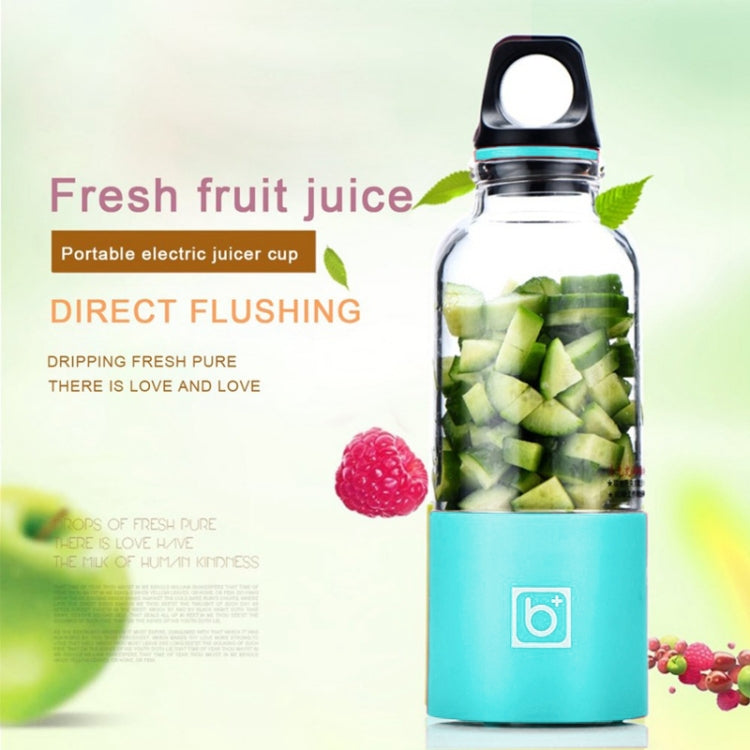 Bingo 500ml Mini Portable USB Rechargeable Electric Juicer Cup  Juicer Blender, 22000 Revolutions Per Minute, 2 Blade Head Blue, 2 Blade Head Purple, 2 Blade Head Red, 2 Blade Head Pink, 2 Blade Head Green